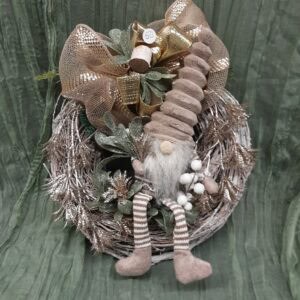 tablée habillée centre de table noël