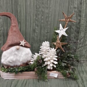 tablée habillée centre de table noël