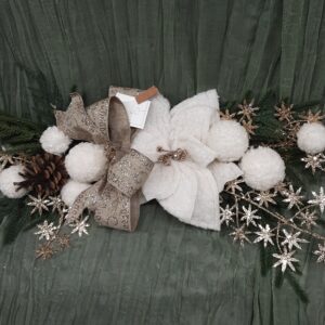 tablée habillée centre de table noël