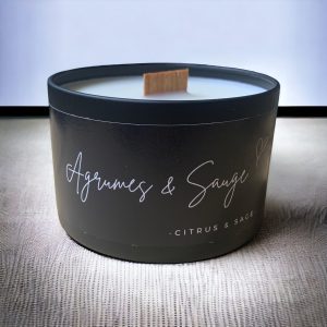 bougie parfumée agrumes & sauge
