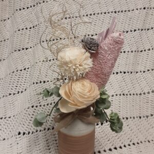 2 bouquet de fleurs séchées